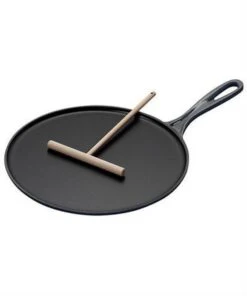 Le Creuset Le Creuster Gietijzeren Pannenkoekpan - Mat Zwart - 27cm -Home-Keuken 1000x1200