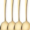 House Of Husk® Opscheplepel Set - Goud - Serveerlepel - Groetelepel - Aardappellepel - 21cm - RVS - 4 Stuks -Home-Keuken 1002x1200