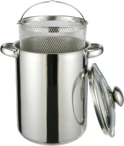 Haushalt RVS Aspergepan Met Glazen Deksel - 21 Cm - 4 Liter -Home-Keuken 1023x1200