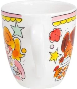 Blond Amsterdam Even Bijkletsen Mini Mok - Roze Rand -Home-Keuken 1040x1200 1