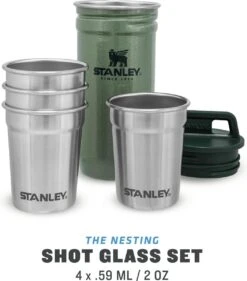 Stanley The Nesting Shot Glass Set - Hammertone Green -Home-Keuken 1054x1200 5