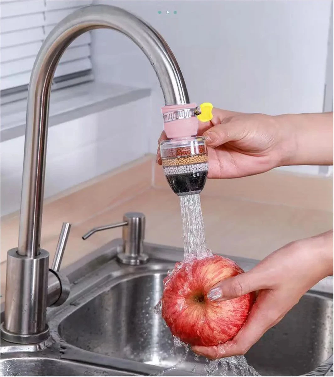 VINESS Waterfilter - Kraanfilter - Drinkwaterfilter - Waterzuivering - Waterbesparend - Duurzaam - Roze 3 VINESS Waterfilter - Kraanfilter - Drinkwaterfilter - Waterzuivering - Waterbesparend - Duurzaam - Roze