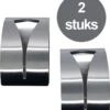 Merkloos 2 Stuks RVS Handdoekhouders - Handdoek Klem - Handdoek Haak 2 Merkloos 2 Stuks RVS Handdoekhouders - Handdoek Klem - Handdoek Haak -Home-Keuken 1064x1200
