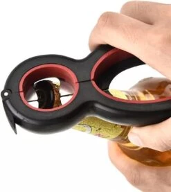 LOUZIR 6 In 1 Blikopener- Flesopener- Potopener- Deksel Opener- Gereedschap Om Doppen Van Flessen En Potten Te Verwijderen -Home-Keuken 1070x1200 2