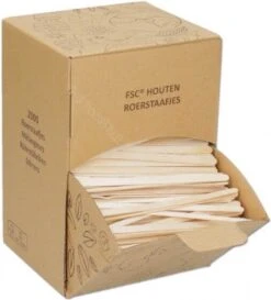 Natureko - Houten Roerstaafjes (FSC) 110mm - 2000 Stuks -Home-Keuken 1086x1200