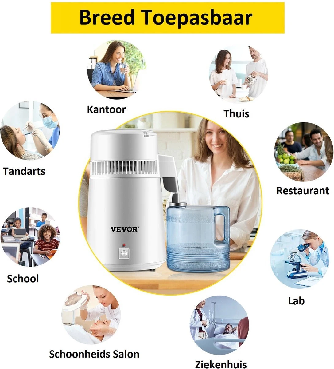 Be-Inspired® Destilleer Apparaat – Destilleerapparaat – Destilleer Ketel – Destilleerketel – Snel Destilleren - Water Destilleerder - Waterdestileerder- Maak Zelf Gedestilleerd Water - Puur Water – Zuiver Water – Automatisch Destilleerketel – 4L 6 Be-Inspired® Destilleer Apparaat – Destilleerapparaat – Destilleer Ketel – Destilleerketel – Snel Destilleren - Water Destilleerder - Waterdestileerder- Maak Zelf Gedestilleerd Water - Puur Water – Zuiver Water – Automatisch Destilleerketel – 4L - Afbeelding 4