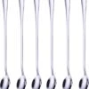 Somstyle Lange Lepels Set 19.5 CM Geschikt Voor Dessert, Latte Macchiato, Yoghurt, Cocktail Of Koffie - 6 Stuks - RVS - Zilver -Home-Keuken 1093x1200 2