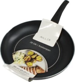 Miller Koekenpan Inductie 28cm - Alle Warmtebronnen - Anti Aanbaklaag 16 Miller Koekenpan Inductie 28cm - Alle Warmtebronnen - Anti Aanbaklaag -Home-Keuken 1093x1200