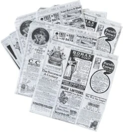 Rainbecom - 50 Stuks - 19 X 17 Cm - Hamburger Zakje Papier - Vetvrij Papier - Papieren Zak Voor Sandwiches - Krant 8 Rainbecom - 50 Stuks - 19 X 17 Cm - Hamburger Zakje Papier - Vetvrij Papier - Papieren Zak Voor Sandwiches - Krant -Home-Keuken 1119x1200