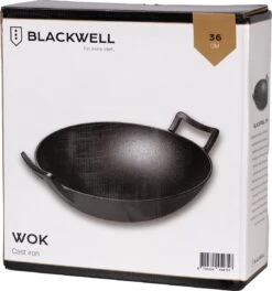 Blackwell Wadjan Wokpan - Gietijzer - 36 Cm - Zwart -Home-Keuken 1123x1200
