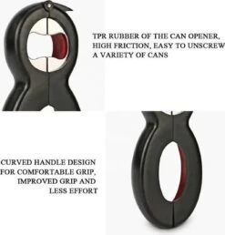 LOUZIR 6 In 1 Blikopener- Flesopener- Potopener- Deksel Opener- Gereedschap Om Doppen Van Flessen En Potten Te Verwijderen -Home-Keuken 1149x1200 2