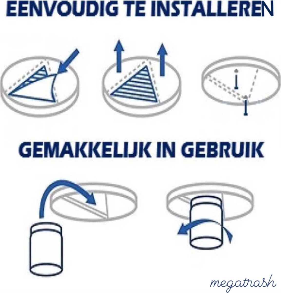 Megatrash Potopener - Dekselopener - Flessenopener - Universeel Opener - Ophangbare Allesopener - Blik Opener - Wit 7 Megatrash Potopener - Dekselopener - Flessenopener - Universeel Opener - Ophangbare Allesopener - Blik Opener - Wit - Afbeelding 5