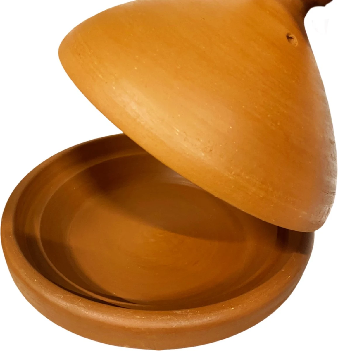 Marokkaanse Authentieke Handgemaakte Aardewerk Tajine Naturel 33 Cm - Ongeglazuurd En Loodvrij 4 Marokkaanse Authentieke Handgemaakte Aardewerk Tajine Naturel 33 Cm - Ongeglazuurd En Loodvrij - Afbeelding 2