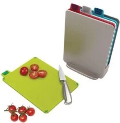 Joseph Joseph JosephJoseph - Index - Mini - Snijplank In Houder - Set Van 5 Stuks - Zilver -Home-Keuken 1170x1200 1