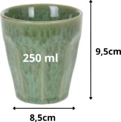 Orange85 Cappuccino Mokken - 4 Stuks - 250 Ml - Porselein - Hittebestendig - Keuken - Accessoires - Cappuccino Glazen - Cappuccino Kopjes - Latte Macchiato Glazen -Home-Keuken 1191x1200 8