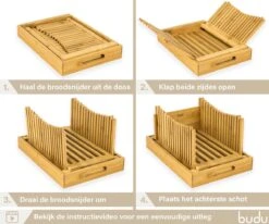 Budu Broodsnijder Bamboe – Broodsnijder Hulpmiddel - Broodplank Hout – Broodsnijplank Met Opvangbak - Bamboe - 30x20cm 12 Budu Broodsnijder Bamboe – Broodsnijder Hulpmiddel - Broodplank Hout – Broodsnijplank Met Opvangbak - Bamboe - 30x20cm -Home-Keuken 1200x1000 3