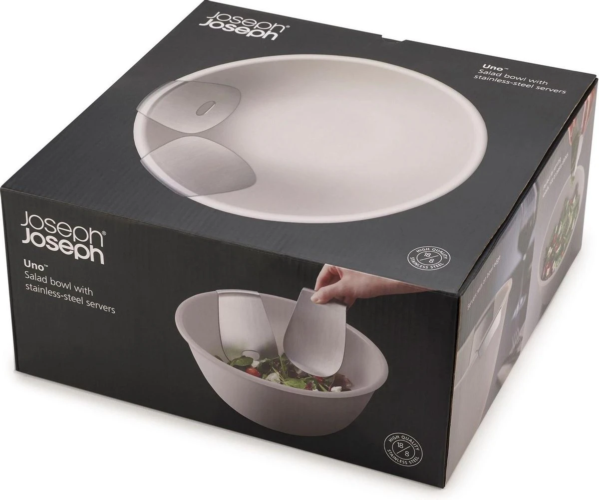Joseph Joseph - Uno Saladeschaal - Met Saladebestek 10 Joseph Joseph - Uno Saladeschaal - Met Saladebestek - Afbeelding 8