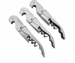 Kurkentrekker - Wijnopener - Bieropener - Kelnermes - Flesopener- Bierflesopener - Volledig RVS -Home-Keuken 1200x1009