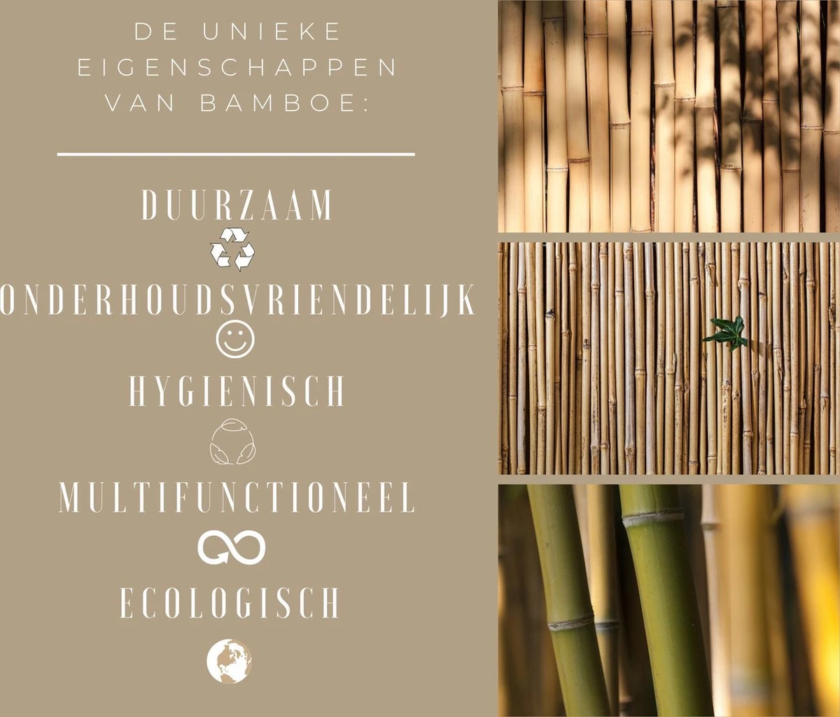 Snijplanken Hout - Bamboe - Set Duurzaam - Serveerplank - Snijplank - 38x28cm & 33x23,5cm - Keuken 6 Snijplanken Hout - Bamboe - Set Duurzaam - Serveerplank - Snijplank - 38x28cm & 33x23,5cm - Keuken - Afbeelding 4