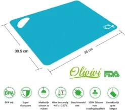 Olivivi - Snijplank Kunststof - Snijplankenset - Snijplanken - Cutting Board - Flexibel - Set 6 Stuks -Home-Keuken 1200x1060 2