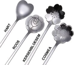 Fako Bijoux® - 8 Lange Lepels Bloem Motief - Latte Macchiato - Longdrink - Cocktail - Dessert - IJs - Koffie - Goud - 8 Stuks - Bewaarzakje -Home-Keuken 1200x1063 3