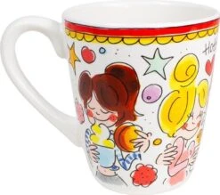 Blond Amsterdam Even Bijkletsen Mok 350 Ml - Rode Rand -Home-Keuken 1200x1063 5