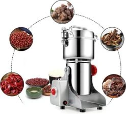 Professionele Graanmolen Elektrisch 700 Gram - Kruiden Maler - Sprice Grinder - Kruidenmolen - RVS - 2500W 22 Professionele Graanmolen Elektrisch 700 Gram - Kruiden Maler - Sprice Grinder - Kruidenmolen - RVS - 2500W -Home-Keuken 1200x1077