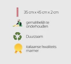 Marmeren Plaat Wit Snijplank 45x35cm Handgemaakt Italiaans Marmer – Tapasplank Marble Cuttingboard Kaasplank - Serveerplank En Borrelplank - LuxuryQuarry® -Home-Keuken 1200x1094 3