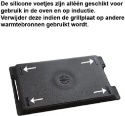 Eurolux Grillplaat Met Grepen - 41 X 24 X 2.5 Cm - Zwart - Aluminium - Geschikt Voor Alle Warmtebronnen 16 Eurolux Grillplaat Met Grepen - 41 X 24 X 2.5 Cm - Zwart - Aluminium - Geschikt Voor Alle Warmtebronnen -Home-Keuken 1200x1119 1