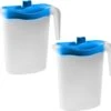 2x Waterkannen/sapkannen Met Blauwe Deksel 1,5 Liter 9 X 21 X 23 Cm Kunststof - Compact Formaat Schenkkannen Die In De Koelkastdeur Past - Sapkannen/waterkannen/schenkkannen/limonadekannen 2 2x Waterkannen/sapkannen Met Blauwe Deksel 1,5 Liter 9 X 21 X 23 Cm Kunststof - Compact Formaat Schenkkannen Die In De Koelkastdeur Past - Sapkannen/waterkannen/schenkkannen/limonadekannen -Home-Keuken 1200x1123 1