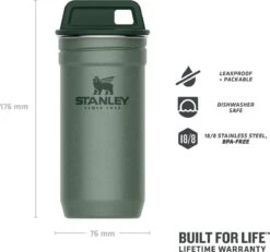 Stanley The Nesting Shot Glass Set - Hammertone Green -Home-Keuken 1200x1124 1