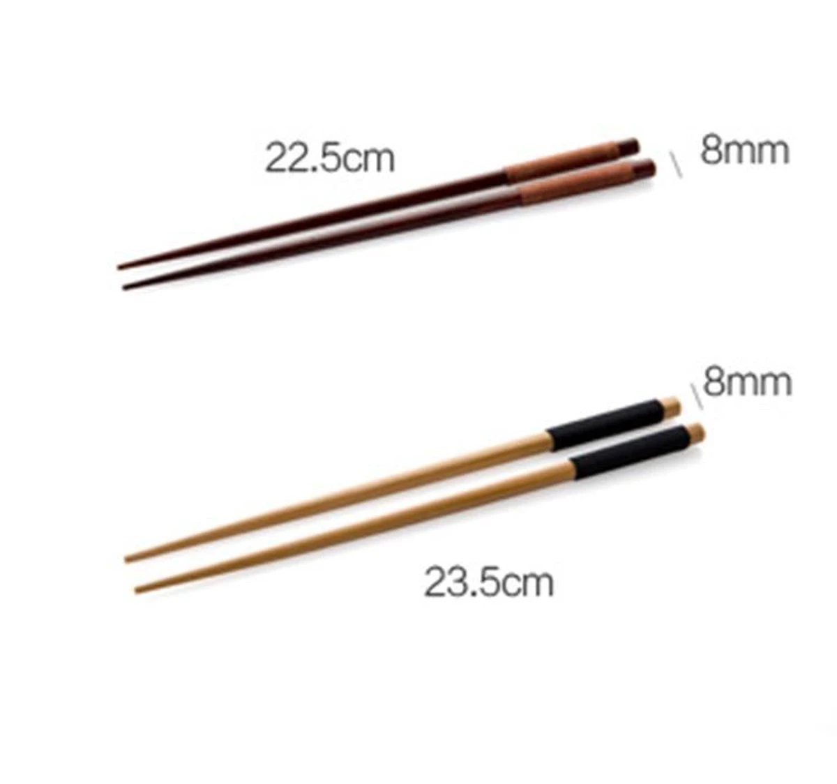 Merkloos Handgemaakte Japanse Eetstokjes - Chestnut 7 Merkloos Handgemaakte Japanse Eetstokjes - Chestnut - Afbeelding 5