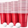 Merkloos Beerpong - 50 Stuk(s) - Red Cups Inc. 3 Ballen - Beerpong Drankspel - Plastic Bekers - Beer Pong 1 Merkloos Beerpong - 50 Stuk(s) - Red Cups Inc. 3 Ballen - Beerpong Drankspel - Plastic Bekers - Beer Pong -Home-Keuken 1200x1127 3