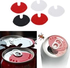 Merkloos 5 X Professionele Blikjes Sluiters - Can Lock - 3 Kleuren - Blik Sluiter