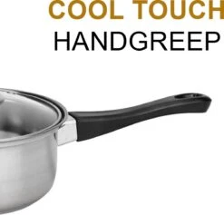 KitchenPrince 12-Delige Pannenset RVS - Pottenset - Kookpannen - Koekenpan - Steelpan - Bakpan - PFAS-Vrij - Pannenset - Pannenset Inductie - Antiaanbaklaag - Koekenpannenset -Home-Keuken 1200x1153