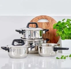 Gero Erik Kookpannenset - 4-delig - RVS - Inductie -Home-Keuken 1200x1167