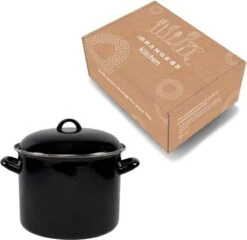 Orange85 Soeppan - Stamppot Pan - Inductie - Zwart - 8 Liter - Staal - Alle Warmtebronnen -Home-Keuken 1200x1168 2