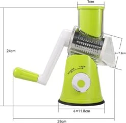 W&Z® Mandoline Groentesnijder- Slicer Dicer - Rasper - Keukensnijder - Vaatwasser Bestendig -Home-Keuken 1200x1170 2