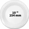 100 Grote Witte PP Borden - 10" - 254mm - Feest, BBQ Borden - Herbruikbaar - Royal Ware -Home-Keuken 1200x1186 3