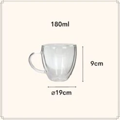 OTIX Dubbelwandige Koffieglazen - Koffiekopjes - 180 Ml - Set Van 4 - Transparant - Latte Macchiato Glazen -Home-Keuken 1200x1195 13