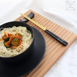 House Of Husk Chopsticks Set - Koreaanse Eetstokjes - Vaatwasserbestendig - RVS - 5 Paar - Duo Tone - Zwart Goud 11 House Of Husk Chopsticks Set - Koreaanse Eetstokjes - Vaatwasserbestendig - RVS - 5 Paar - Duo Tone - Zwart Goud -Home-Keuken 1200x1196 12
