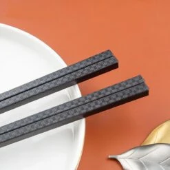 4 Setjes Luxe Zwarte Sushi Eetstokjes -Home-Keuken 1200x1198 16