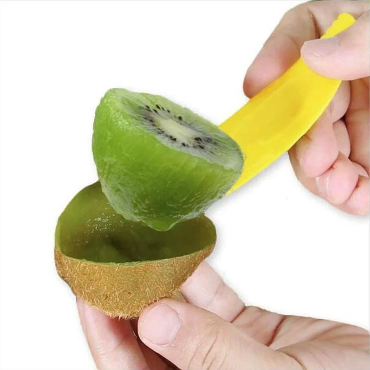 Kiwi Mes Lepel - Set Van 3 - Kiwi Peller - Prikker - Kiwi Tool - Kleuren Mix 4 Kiwi Mes Lepel - Set Van 3 - Kiwi Peller - Prikker - Kiwi Tool - Kleuren Mix - Afbeelding 2