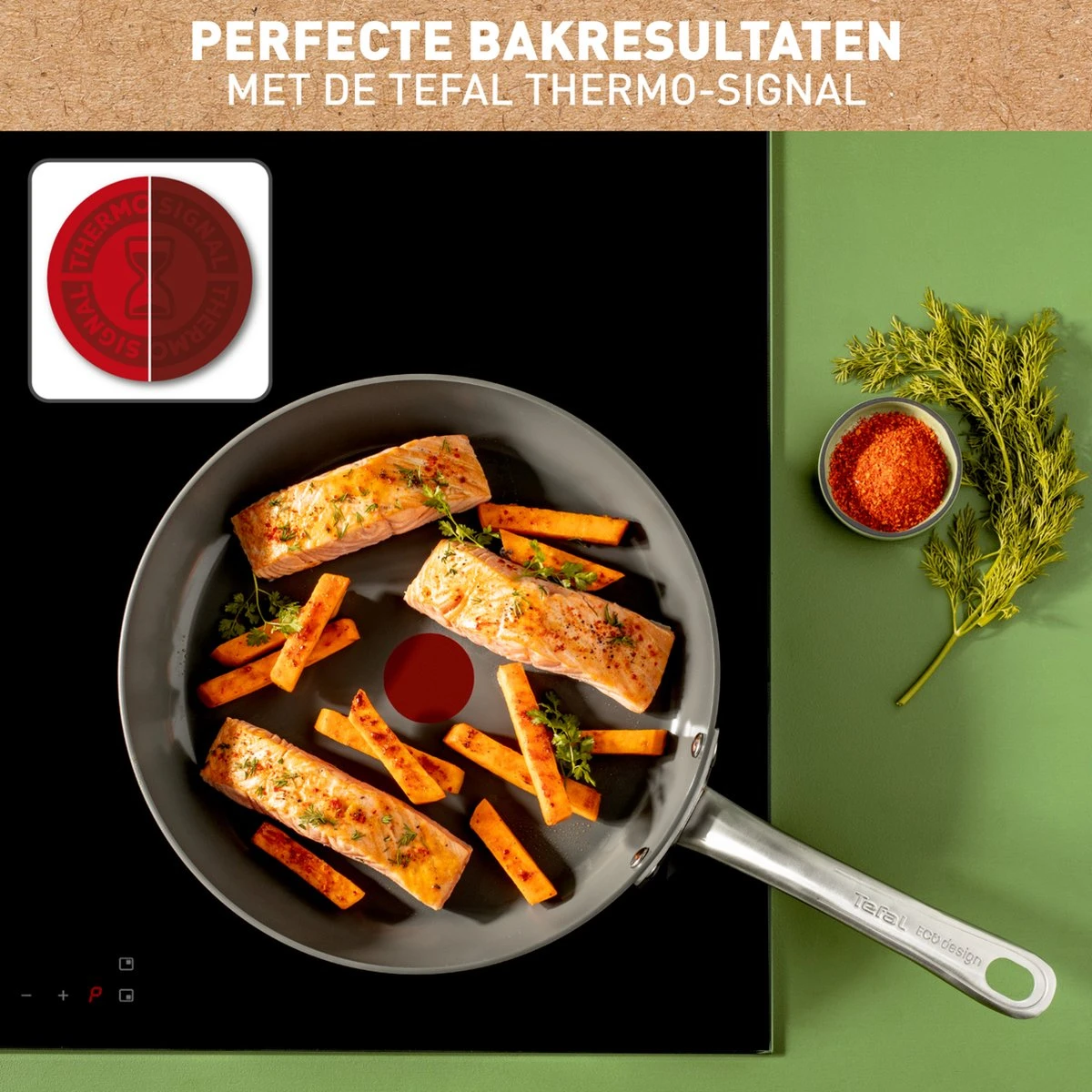 Tefal Renew+ Keramische Koekenpan - Ø 28 Cm 11 Tefal Renew+ Keramische Koekenpan - Ø 28 Cm - Afbeelding 9