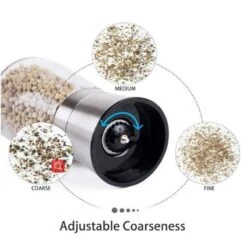 Peper En Zoutmolen Set Van RVS Stainless Steel Met Gehard Glas Smal -Home-Keuken 1200x1200 1003