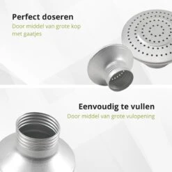 Veluw Zoutstrooier Aluminium - Professionele Zoutstrooier Horeca - Met Schroefdop - Ø8x(H)19,5cm 10 Veluw Zoutstrooier Aluminium - Professionele Zoutstrooier Horeca - Met Schroefdop - Ø8x(H)19,5cm -Home-Keuken 1200x1200 1018