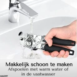 Malony RVS Blikopener - Flesopener - Bieropener - Opener - Stevig Handvat - Vaatwasser Bestendig - Zwart 13 Malony RVS Blikopener - Flesopener - Bieropener - Opener - Stevig Handvat - Vaatwasser Bestendig - Zwart -Home-Keuken 1200x1200 1090