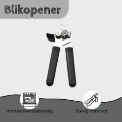 Proudproducts Blikopener - RVS - Handvat - 19cm - Duurzame En Veilige Opener Voor Blikken 9 Proudproducts Blikopener - RVS - Handvat - 19cm - Duurzame En Veilige Opener Voor Blikken -Home-Keuken 1200x1200 1095