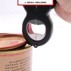Multifunctionele Opener - 6-in-1 Keuken Hulp - Ouderen Opener - Fles Opener - Bier Opener - Pot Opener - Zak Opener - Veiligheidszegels Verwijderen - Doppen Losdraaien - Allesopener - Zwart/Rood -Home-Keuken 1200x1200 1103