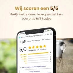 Lupine Beker RVS Dubbelwandig 200ml Lang Warm Set Van 2 Kopjes Mooie Set Bekers Van Roestvrij Staal -Home-Keuken 1200x1200 1153